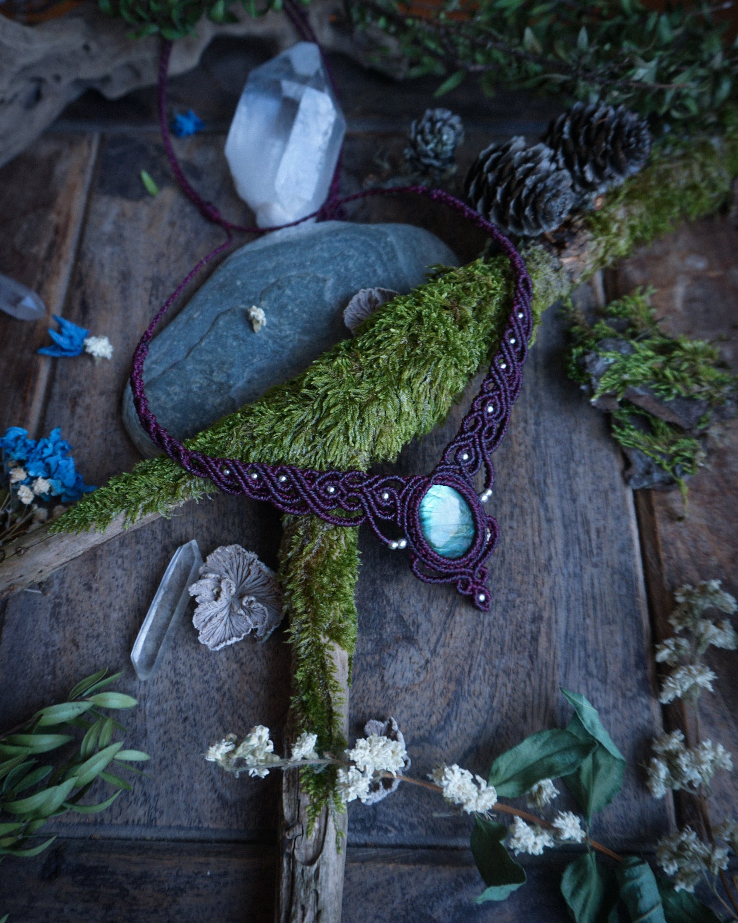 Collana Alseide con Labradorite