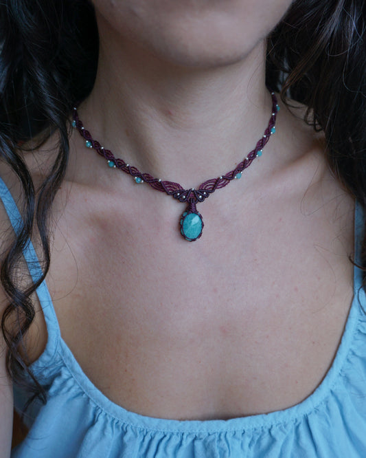 Collana Elianto con Amazzonite