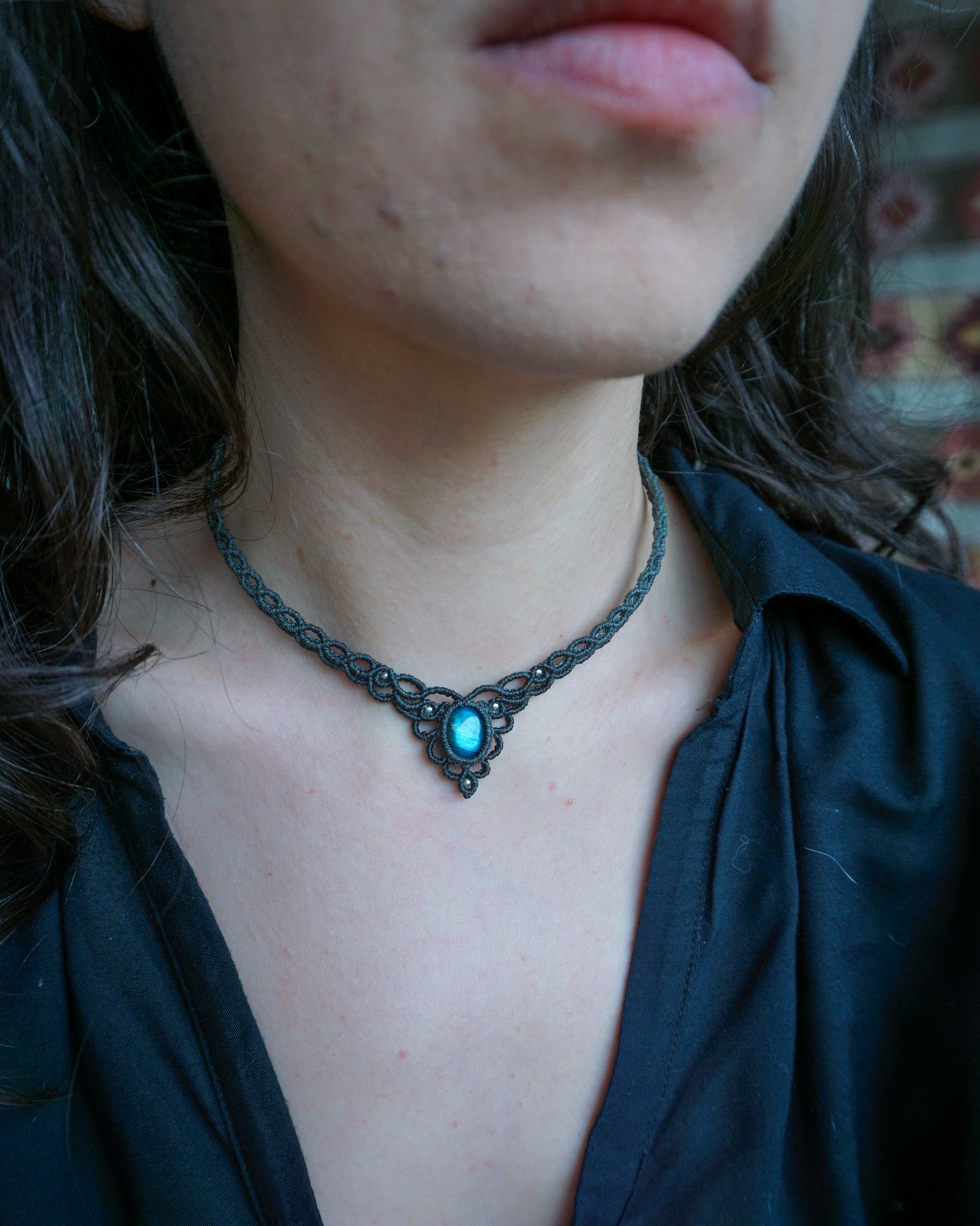 Collana Aster con Labradorite