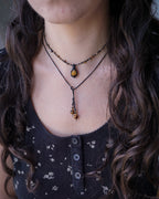Collana Giglio con Occhio di Tigre