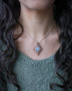 Collana Artemisia con Labradorite Bianca