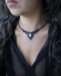 Collana Lavanda con Adularia Bianca
