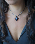 Collana Artemisia con Labradorite Bianca