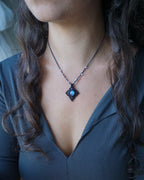 Collana Artemisia con Labradorite Bianca