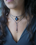 Collana Artemisia con Labradorite Bianca
