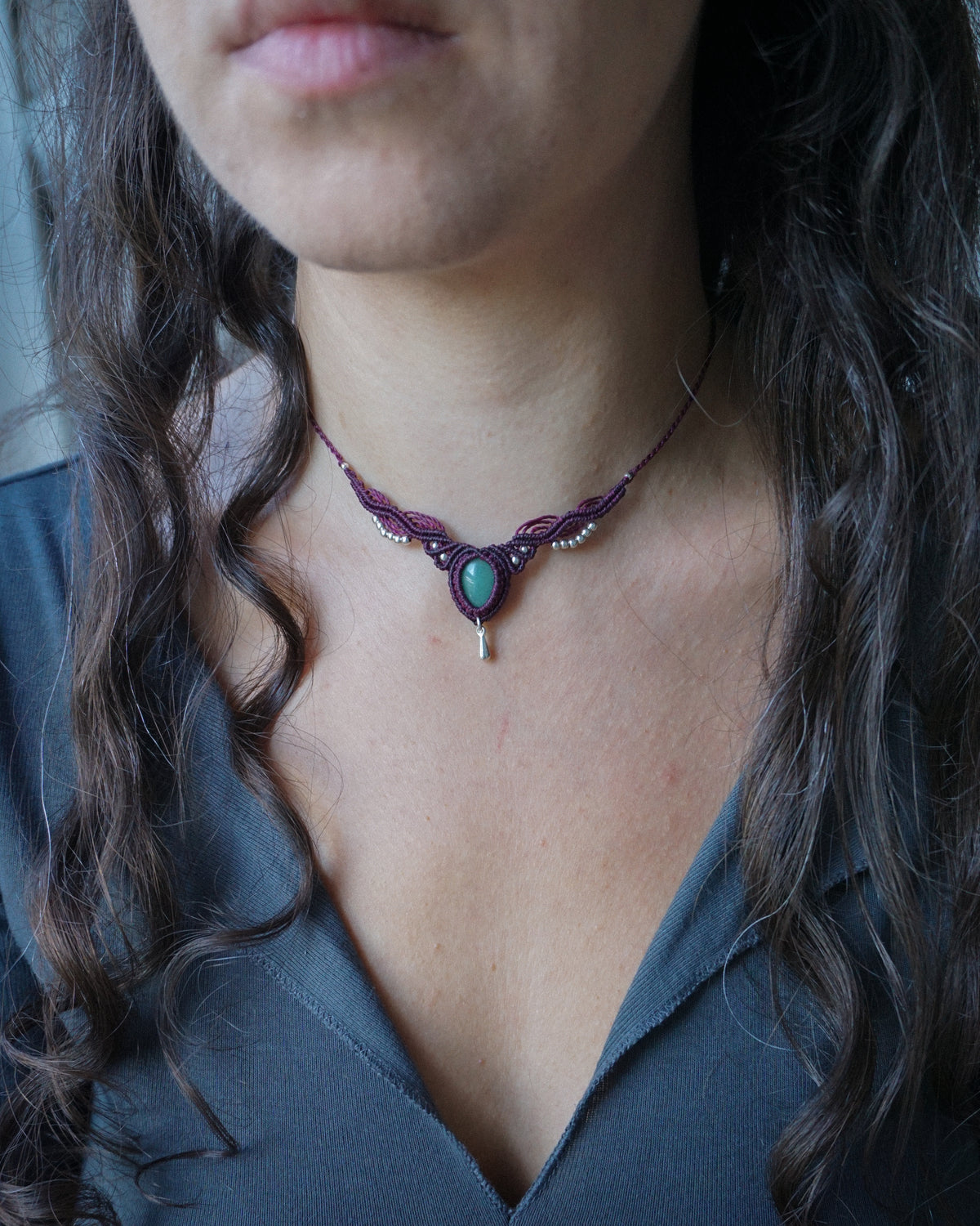 Collana Menta con Avventurina
