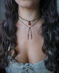 Collana Giglio con Corniola