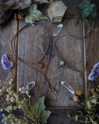 Collana Giglio con Corniola