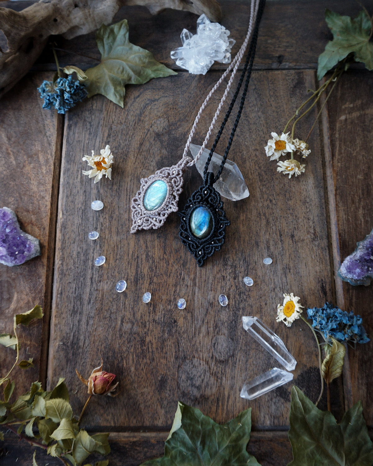Collana Glicine con Labradorite
