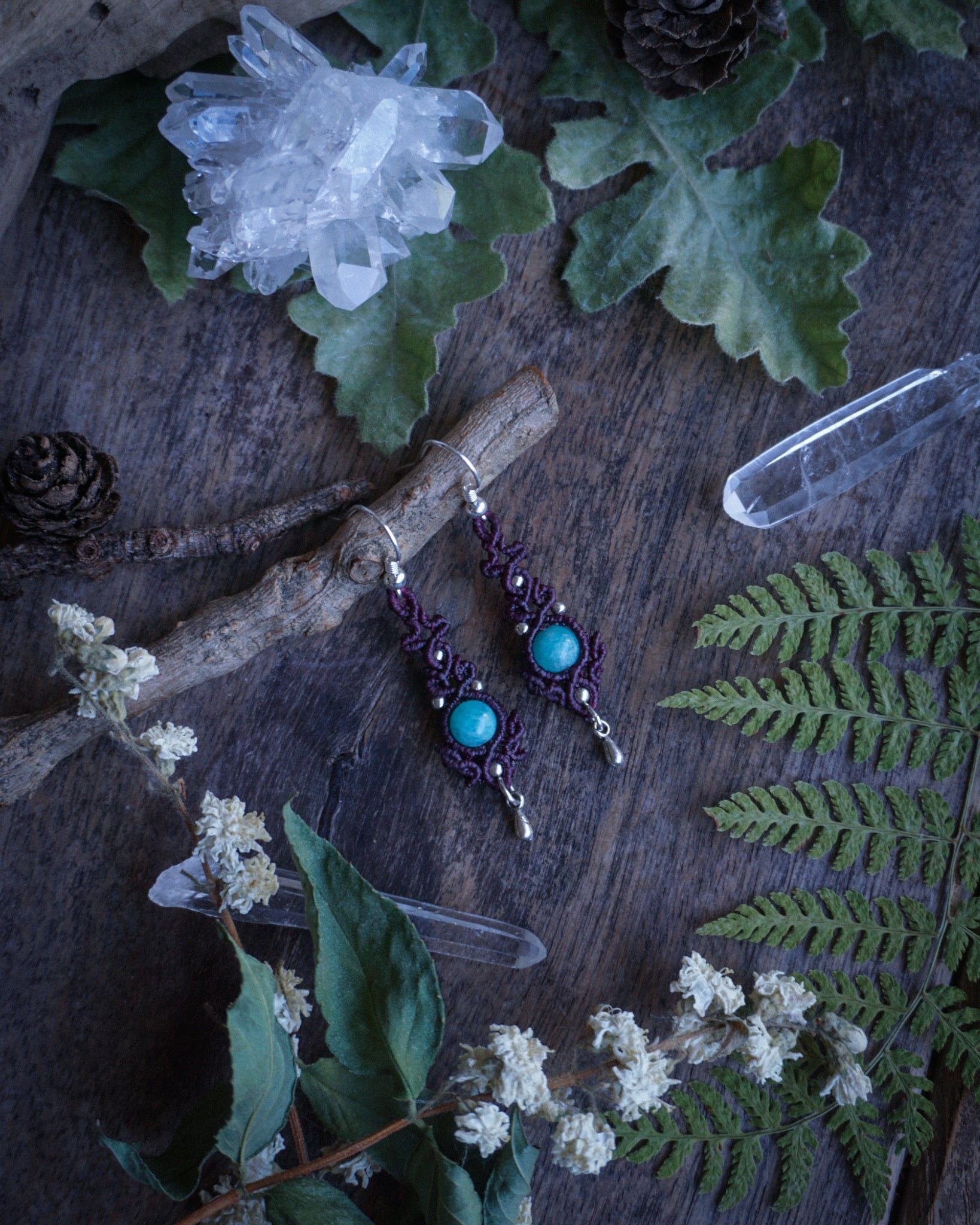 Orecchini Azalea piccoli «personalizzabili»