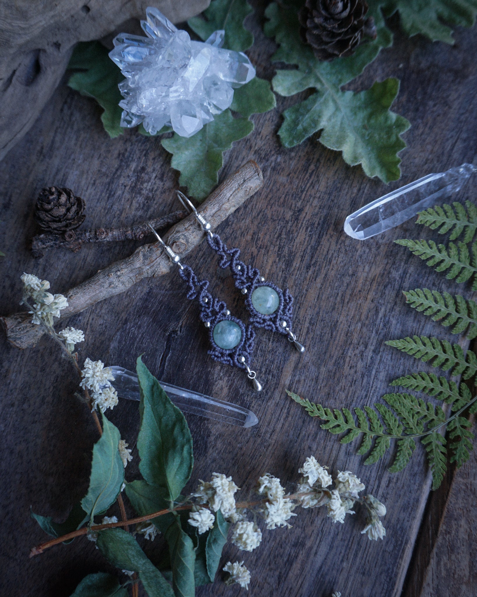 Orecchini Azalea grandi «personalizzabili»