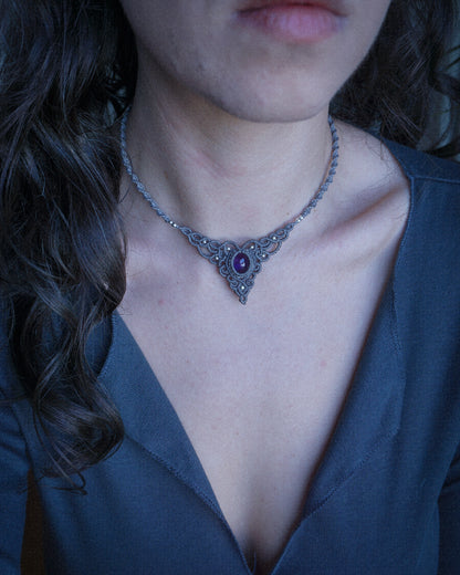 Collana Deuzia con Ametista