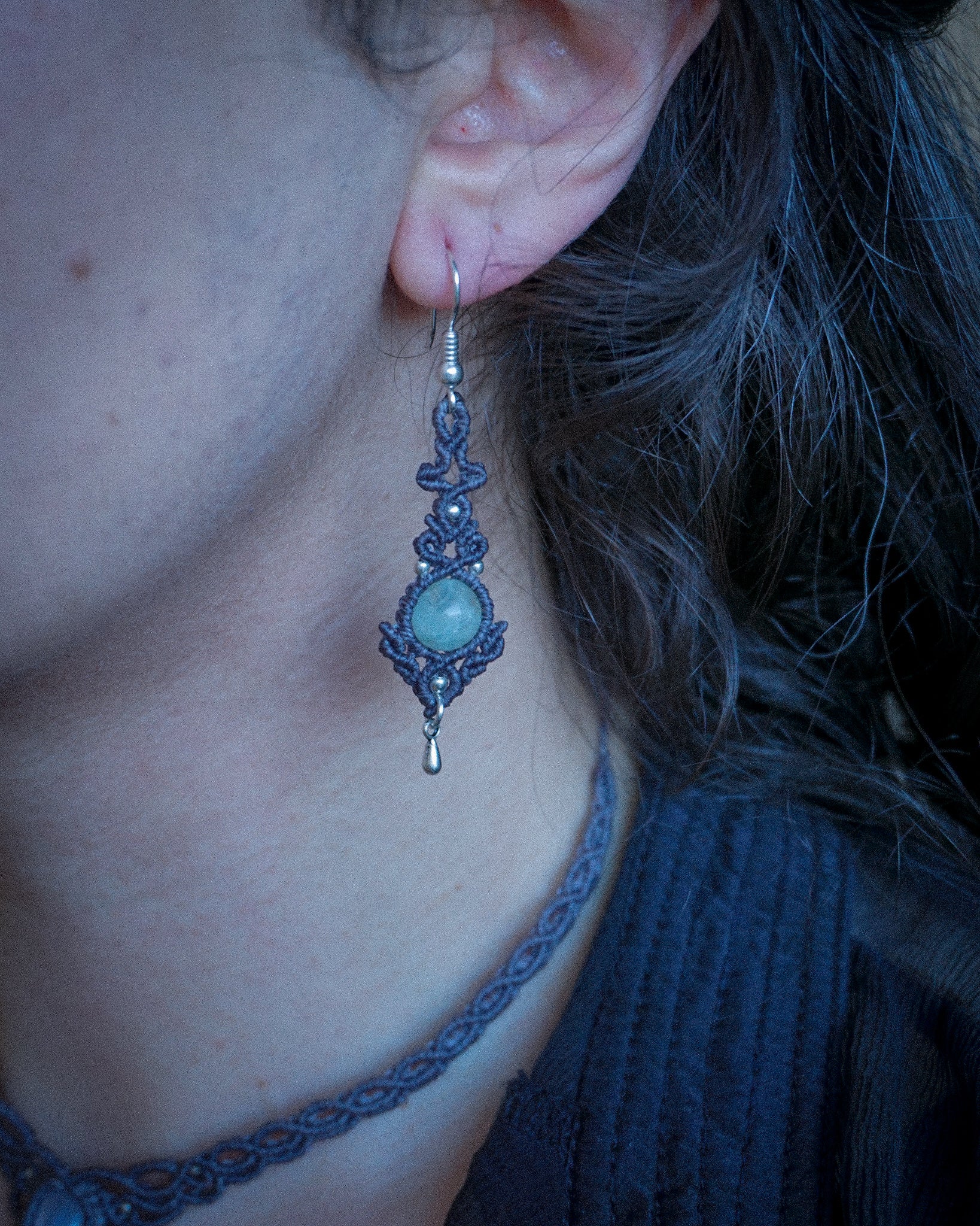 Orecchini Azalea grandi «personalizzabili»