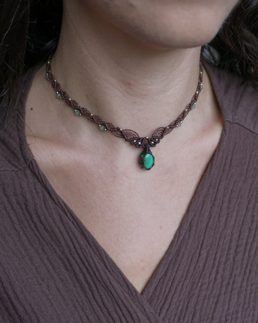 Collana Elianto con Malachite