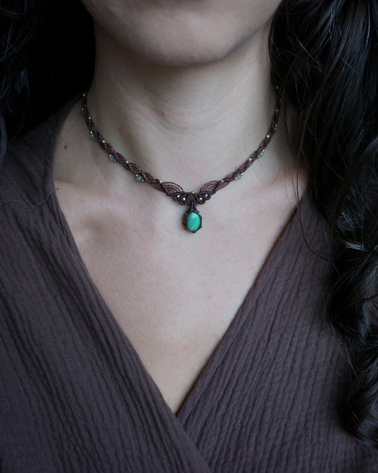 Collana Elianto con Malachite