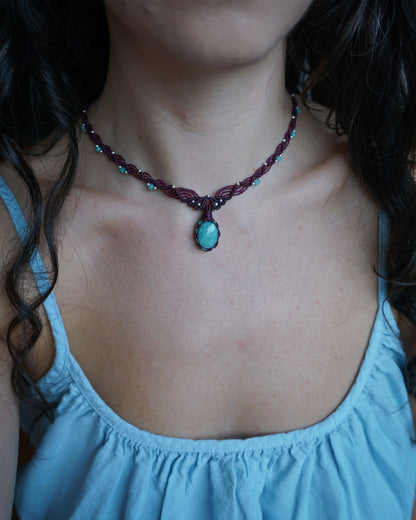 Collana Elianto con Amazzonite