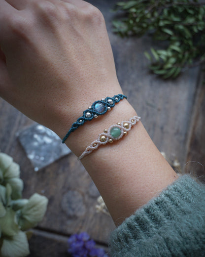 Kit Base 2 ~ Bracciale con pietra naturale «personalizzabile»