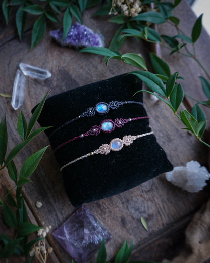 Bracciali Lunaria con Labradorite Bianca