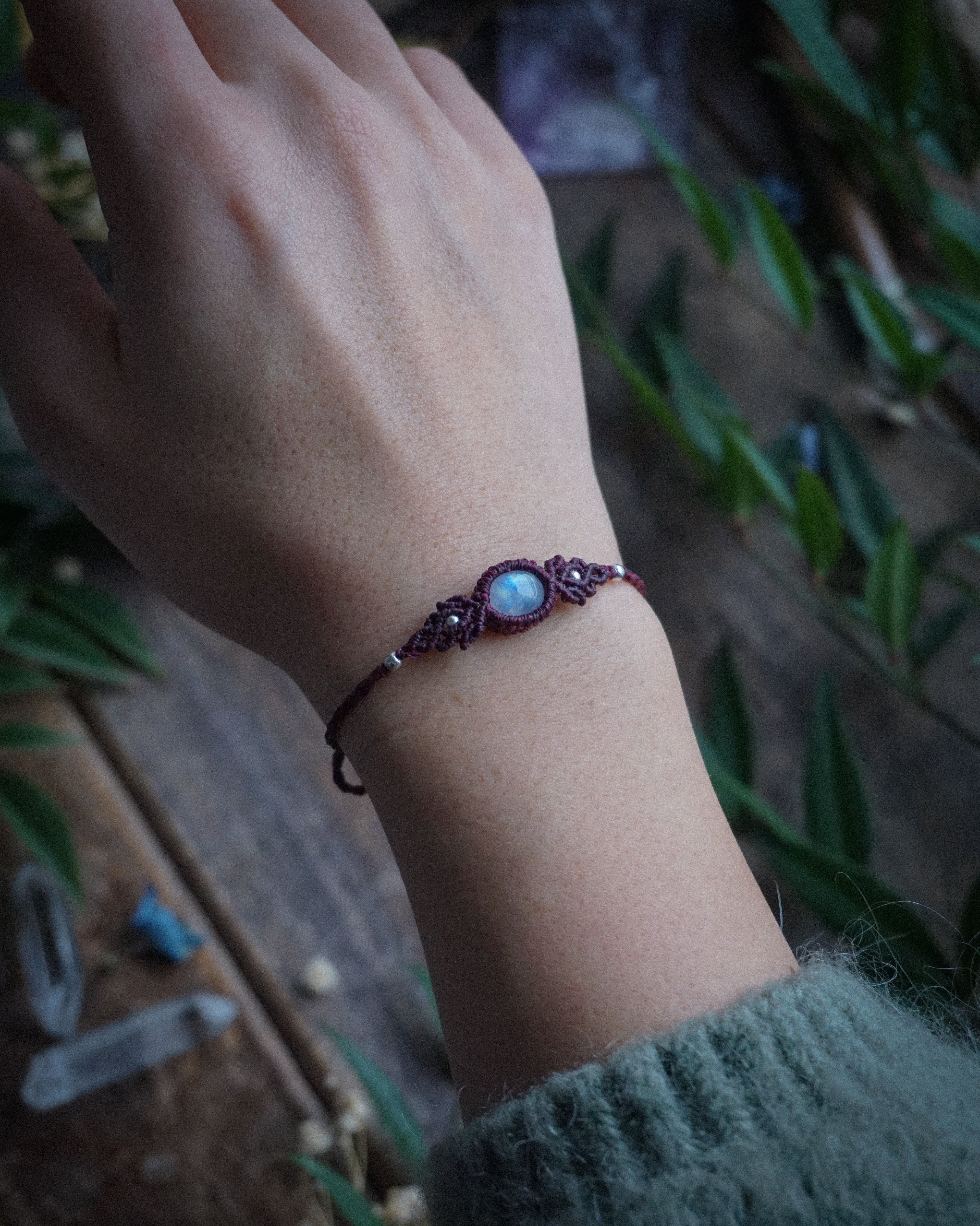 Bracciali Lunaria con Labradorite Bianca