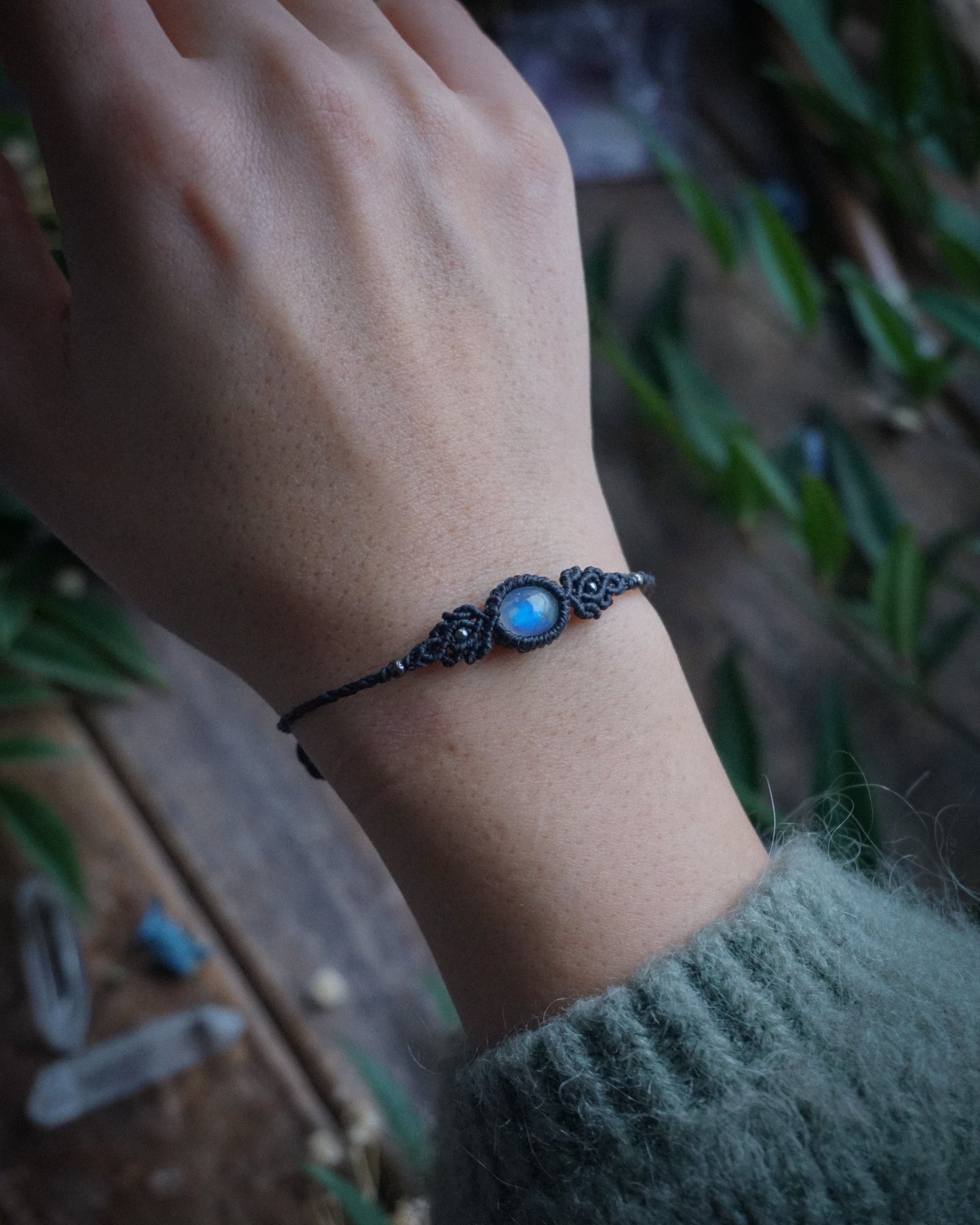 Bracciali Lunaria con Labradorite Bianca