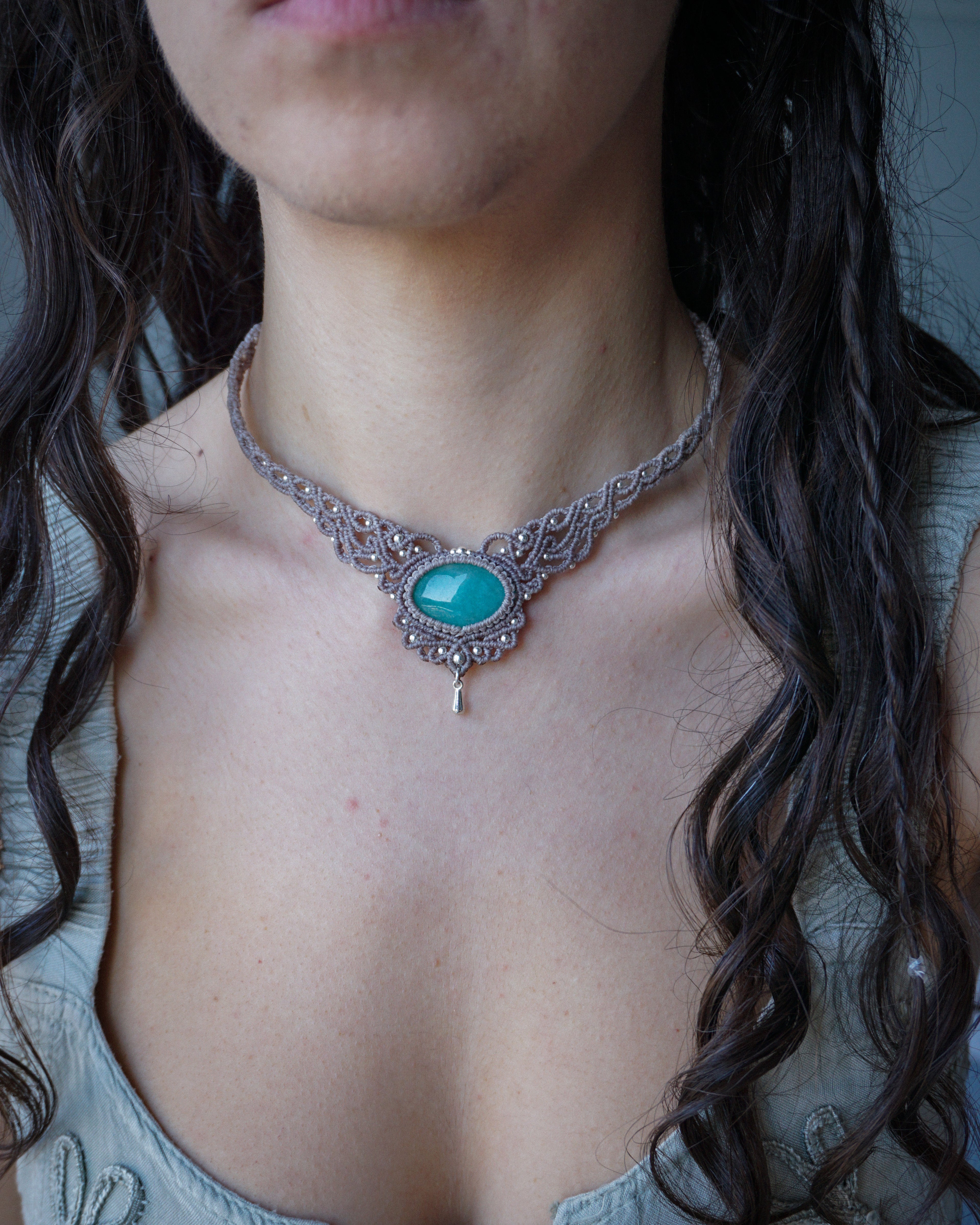 Collana Melissa con Amazzonite