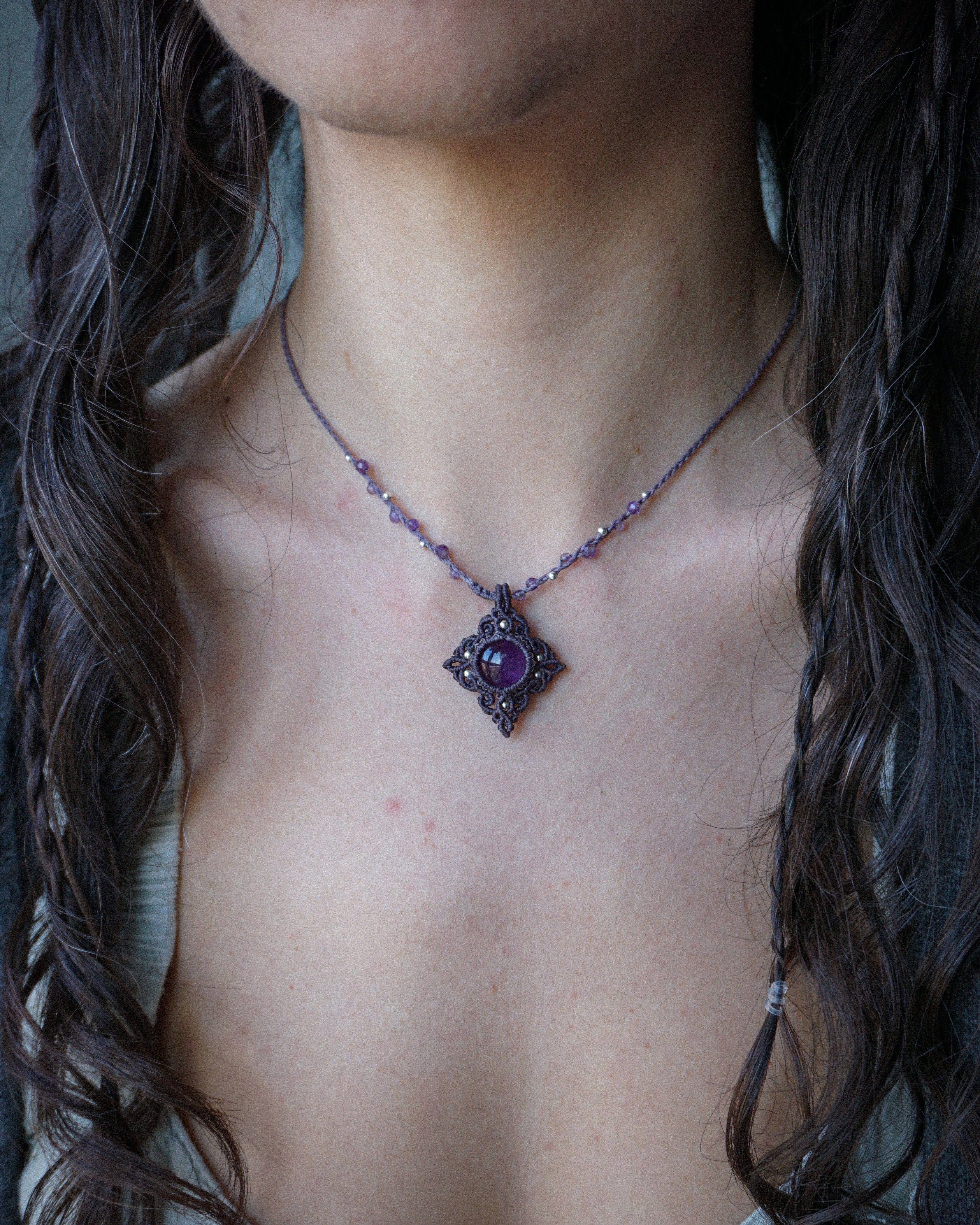 Collana Artemisia con Ametista