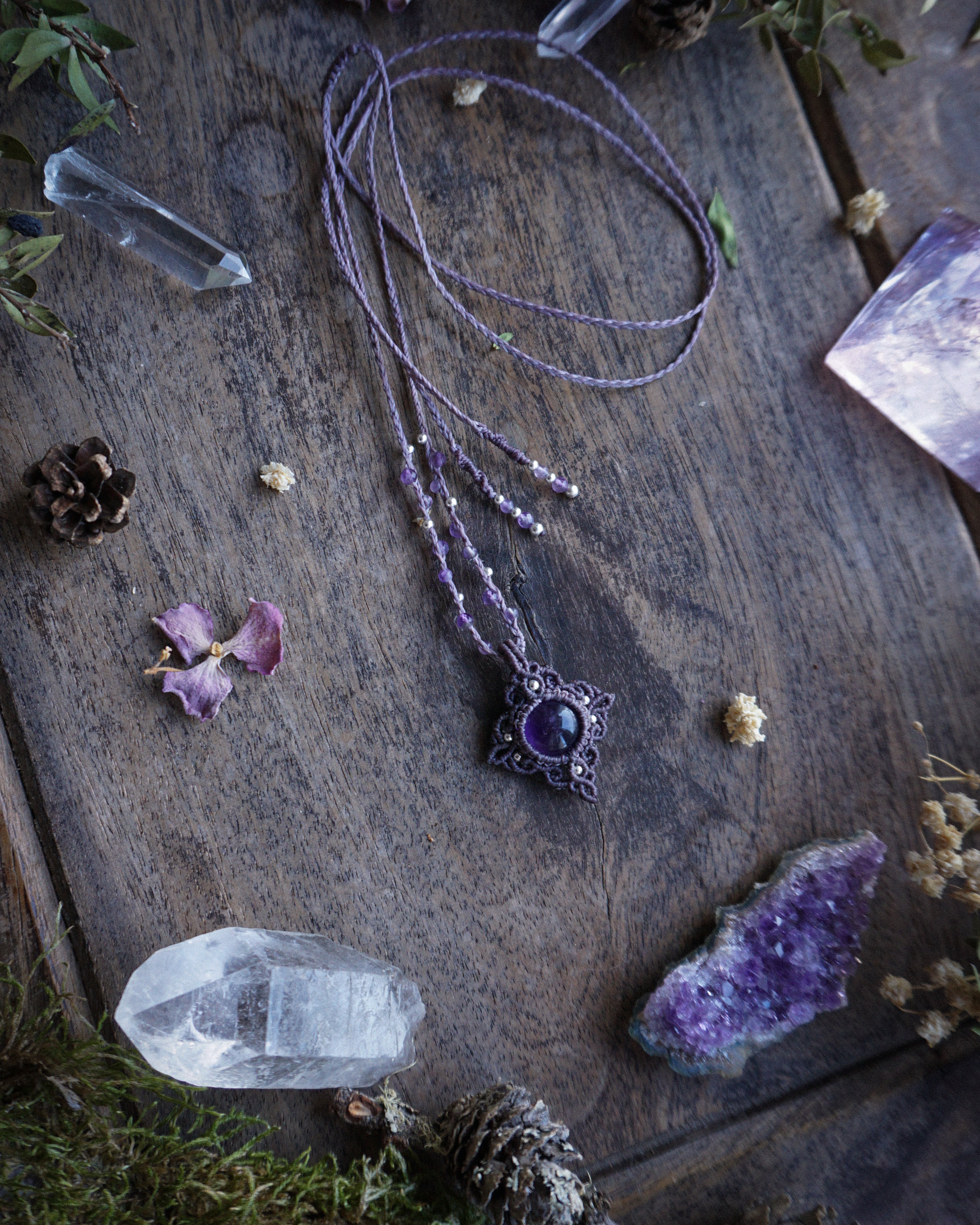 Collana Artemisia con Ametista