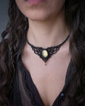 Collana Peonia con Labradorite