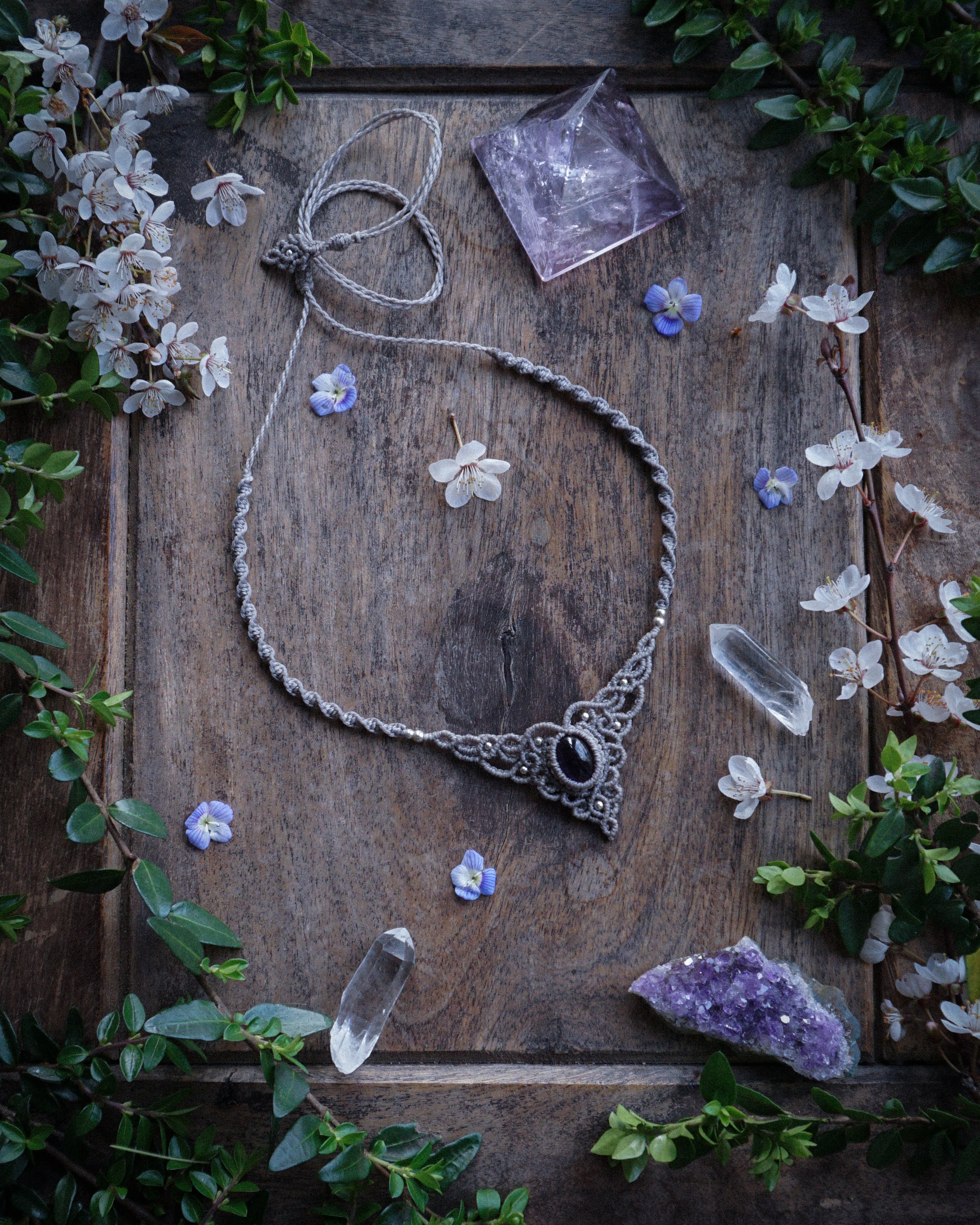 Collana Deuzia con Ametista