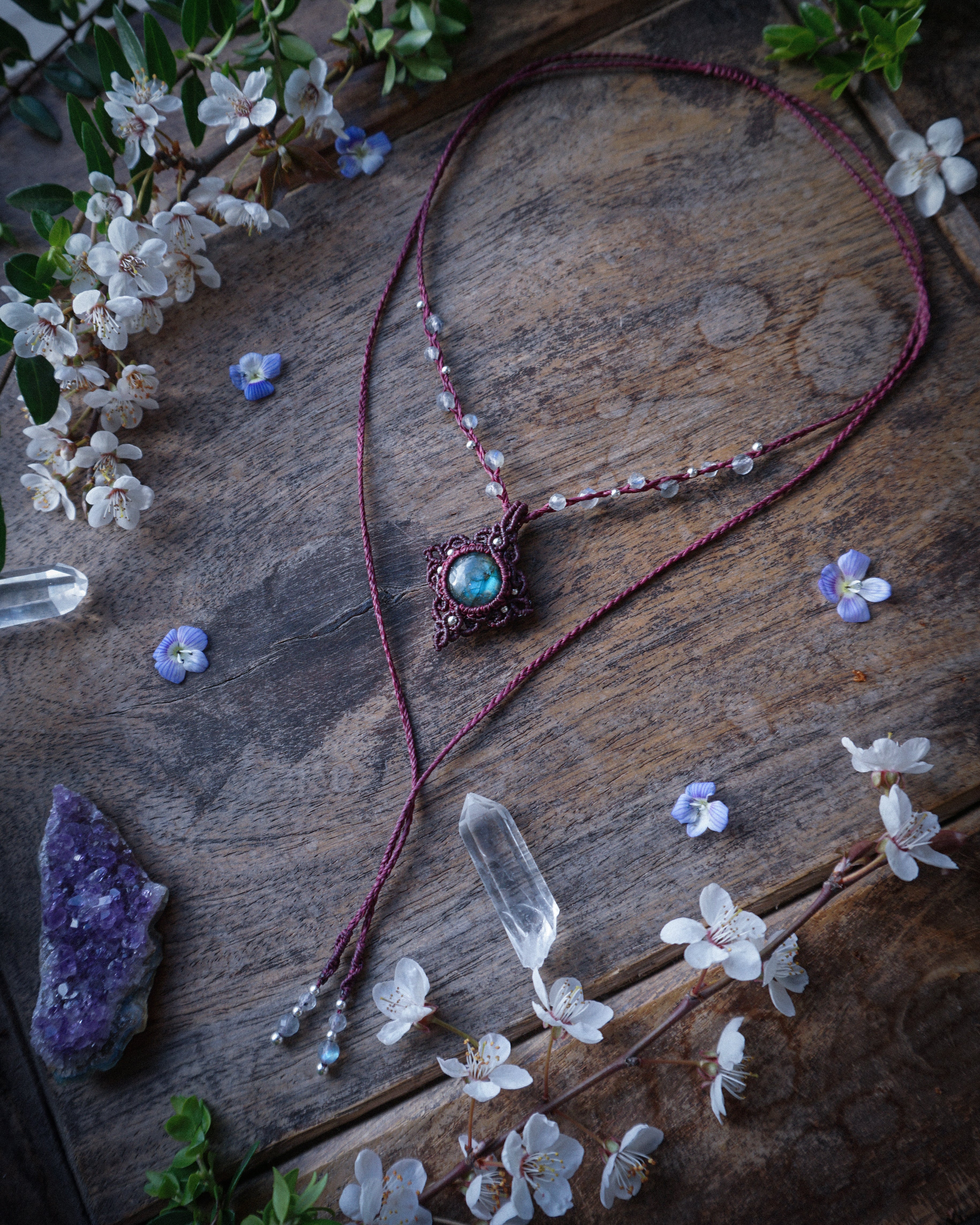 Artemisia Necklace with Labradorite