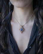 Artemisia Necklace with Lapis Lazuli