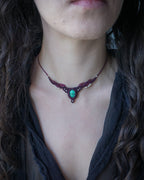 Mint Necklace with Malachite