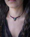 Mint Necklace with Malachite