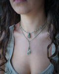 Collana Giglio con Avventurina