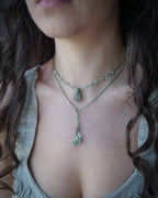 Collana Giglio con Avventurina