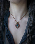 Magnolia Necklace with Ocean Jasper