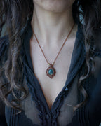 Magnolia Necklace with Ocean Jasper