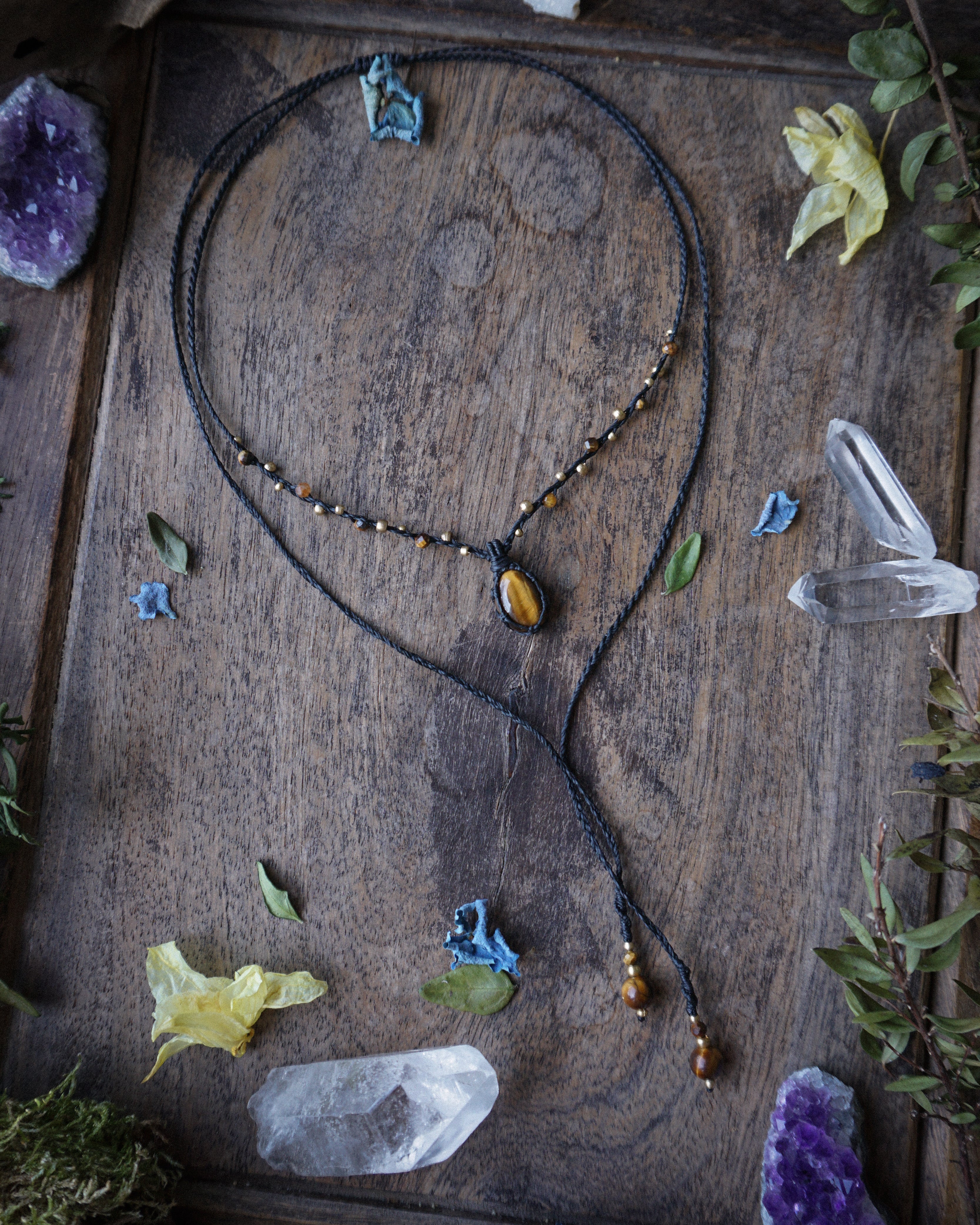 Giglio Necklace with Tiger's Eye