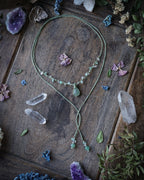 Collana Giglio con Avventurina
