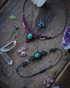 Mint Necklace with Malachite