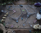 Bracciale Fresia con Quarzo Rosa e Labradorite Bianca