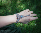 Bracciale Fresia con Quarzo Rosa e Labradorite Bianca