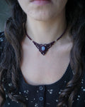 Collana Deuzia con Labradorite Bianca