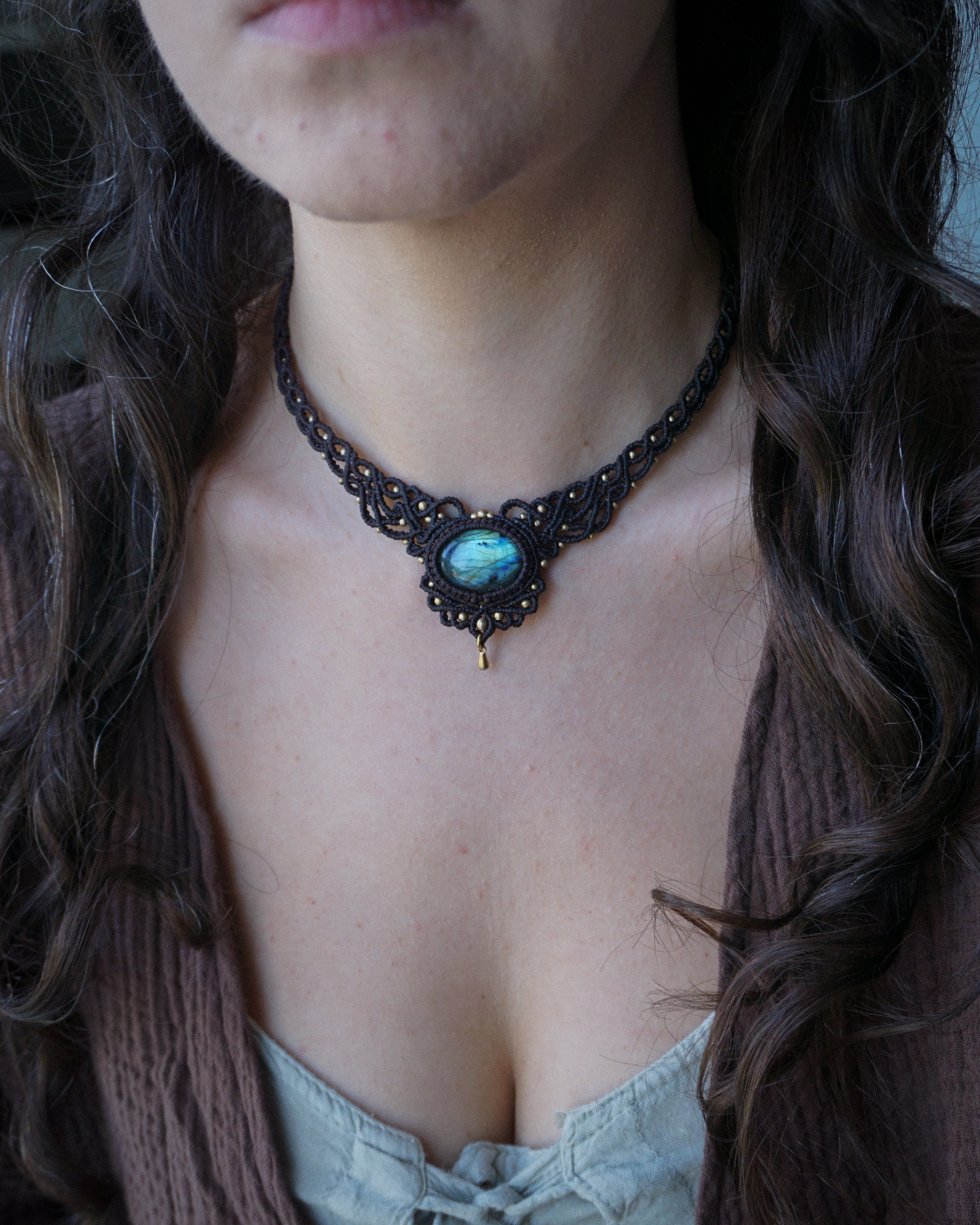 Collana Melissa con Labradorite