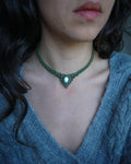Aster Necklace with Adularia