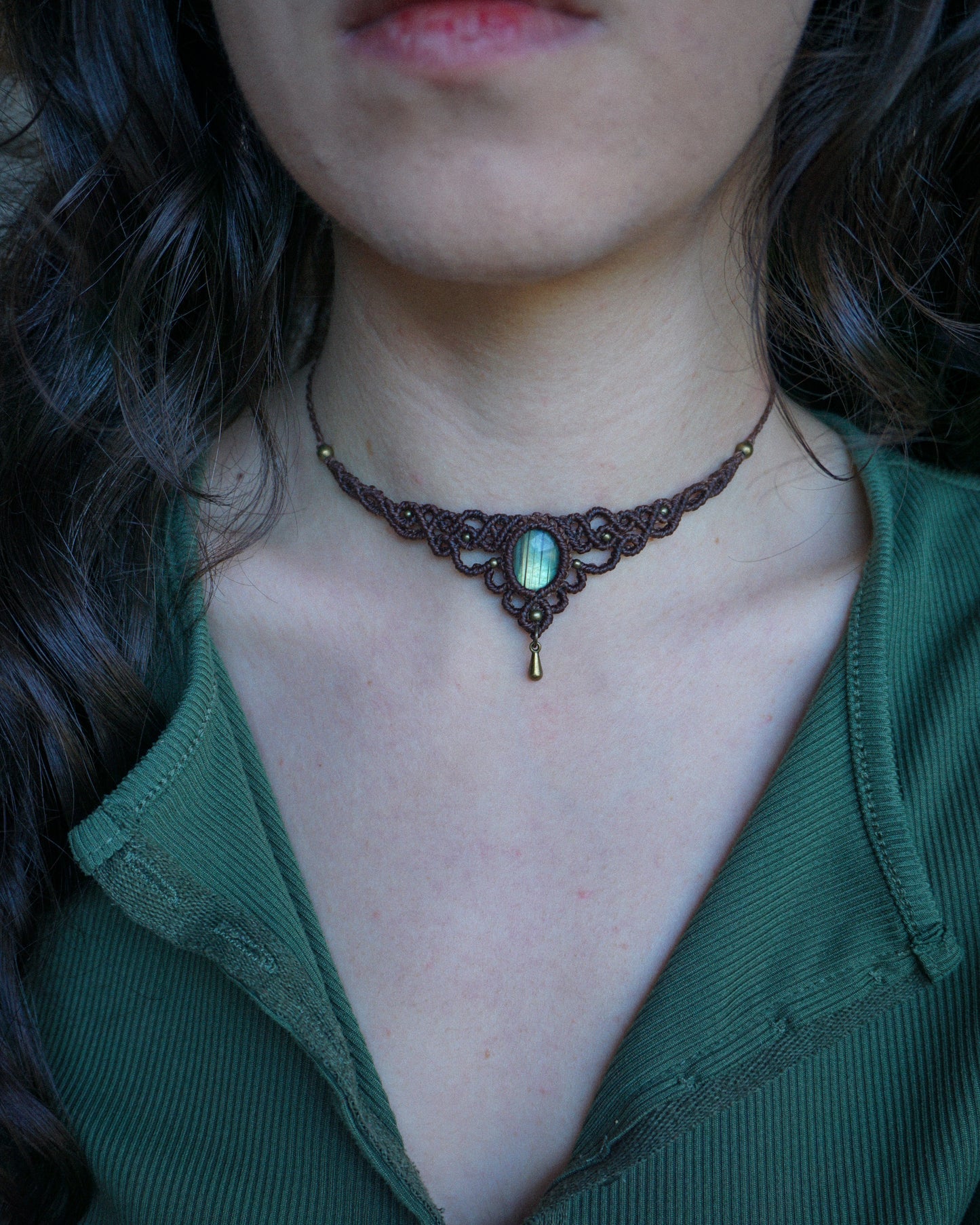 Collana Dalia con Labradorite