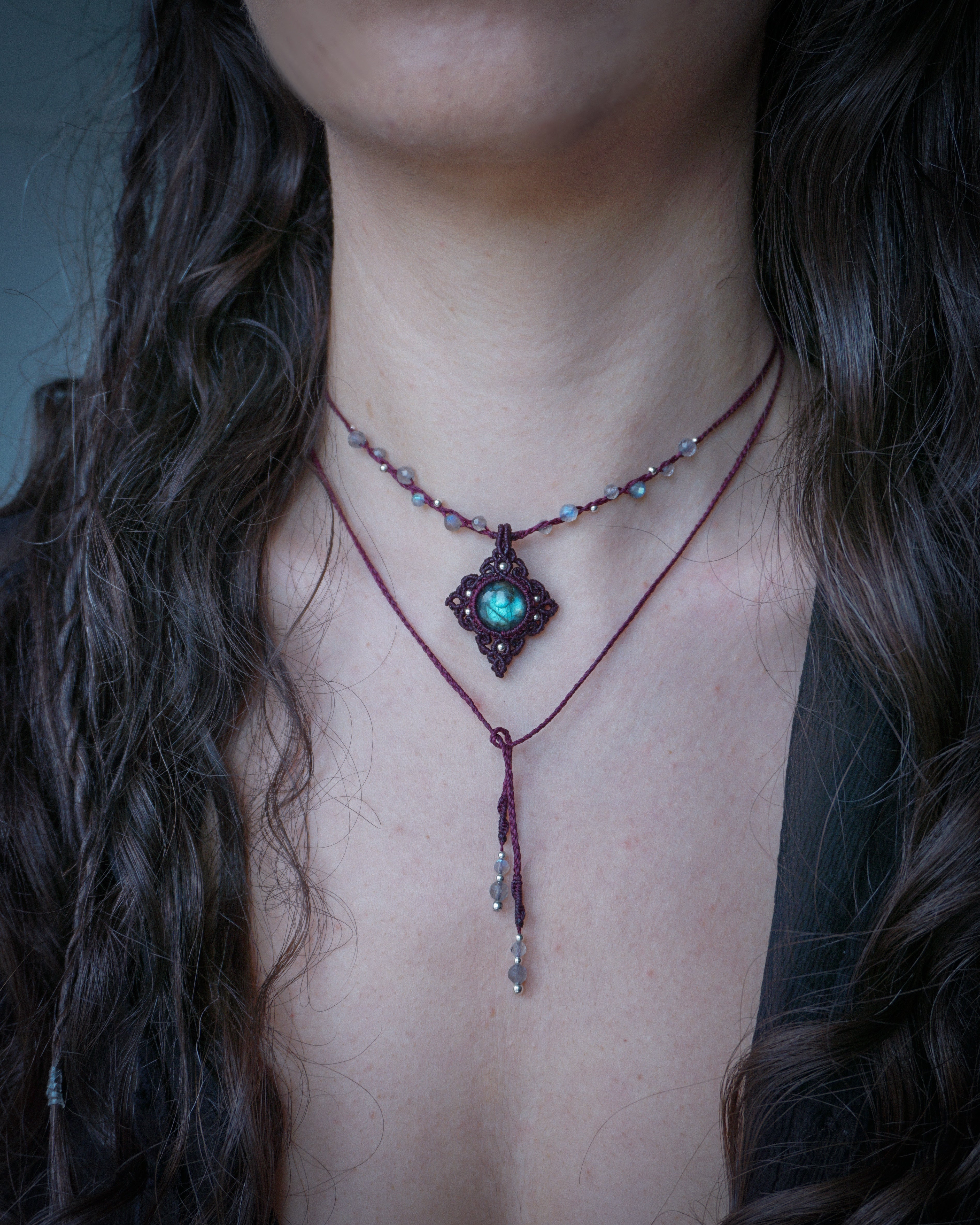 Collana Artemisia con Labradorite
