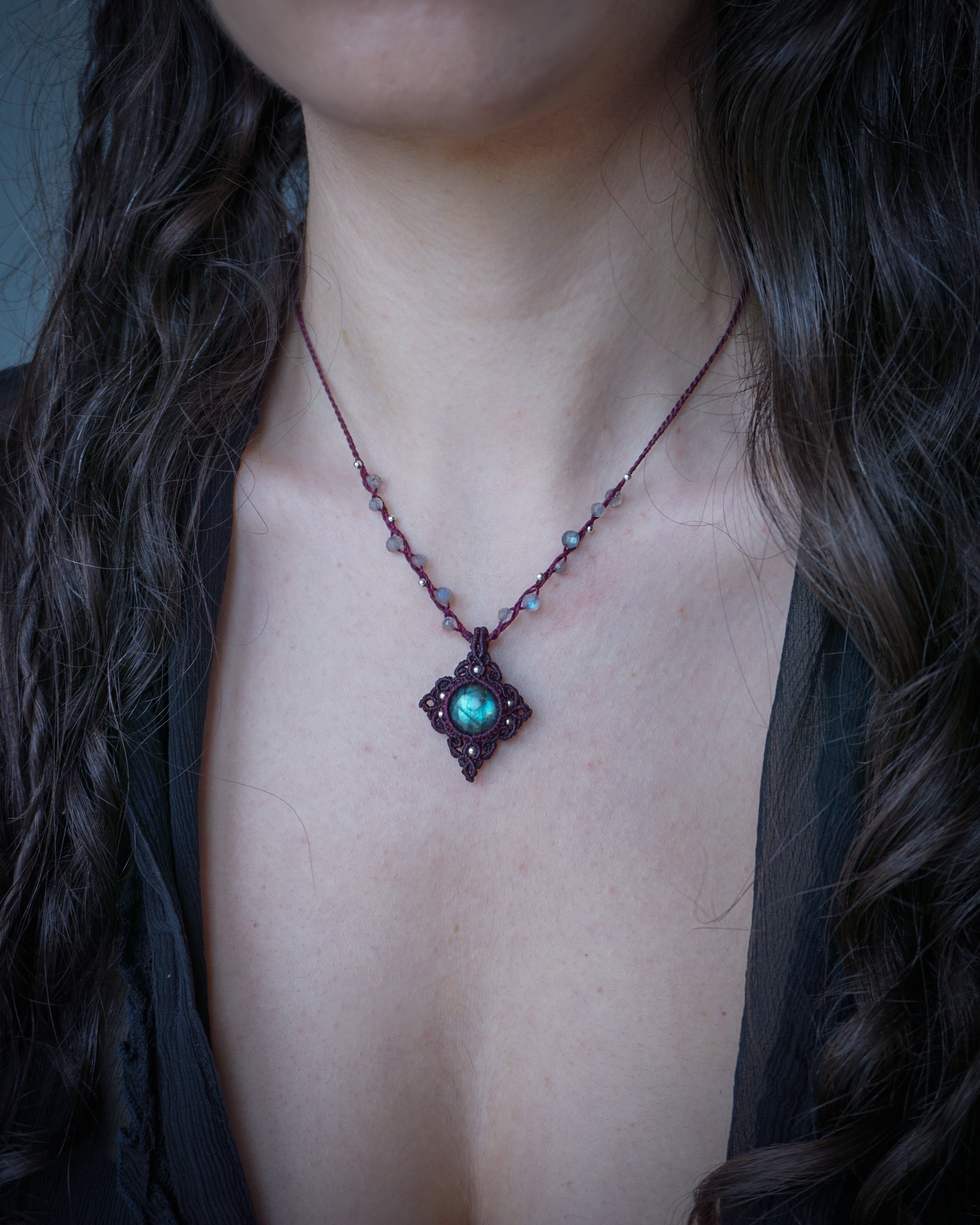 Collana Artemisia con Labradorite