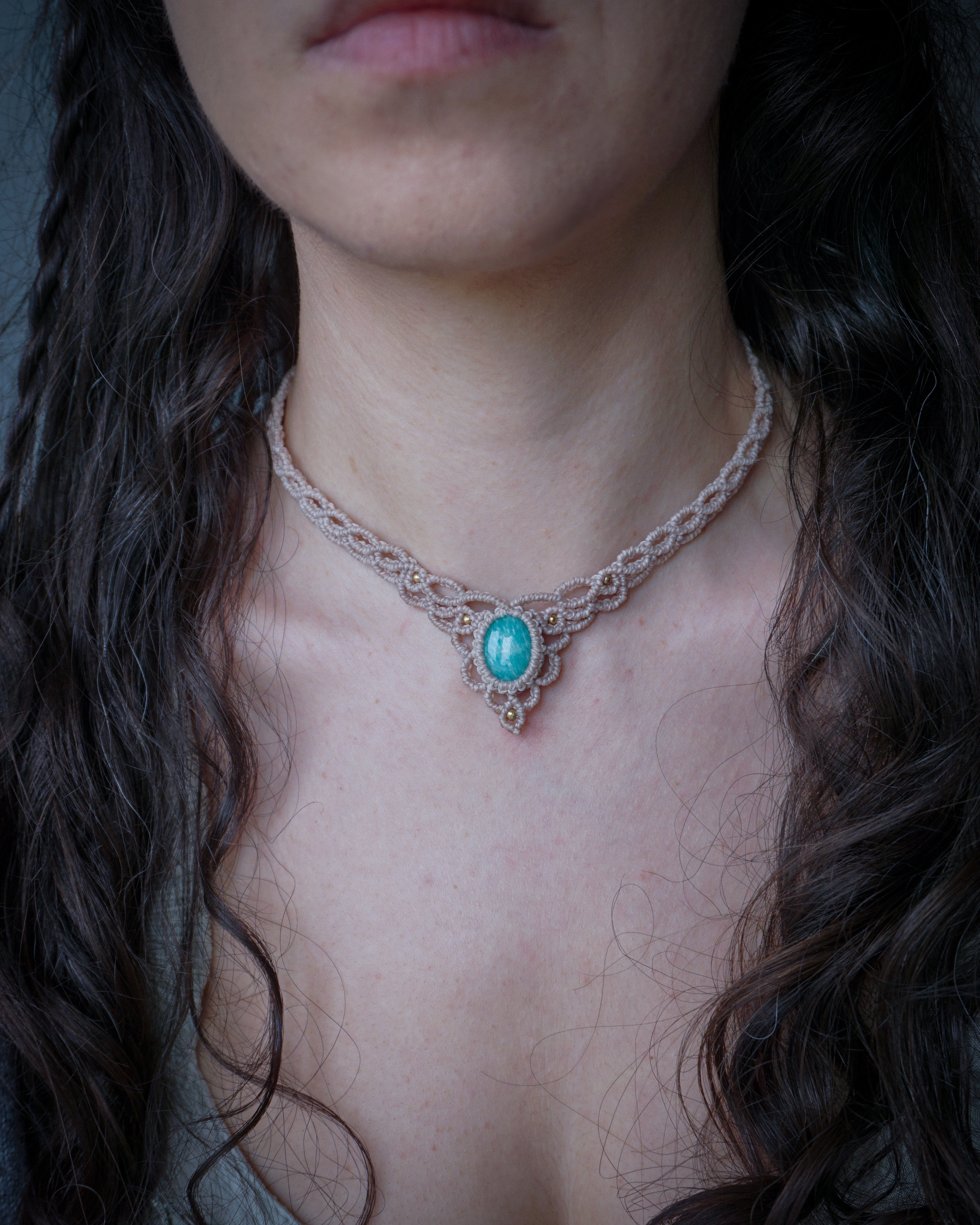 Collana Aster con Amazzonite